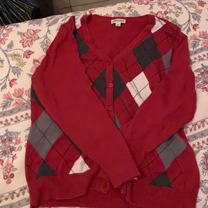 Argyle Cardigan